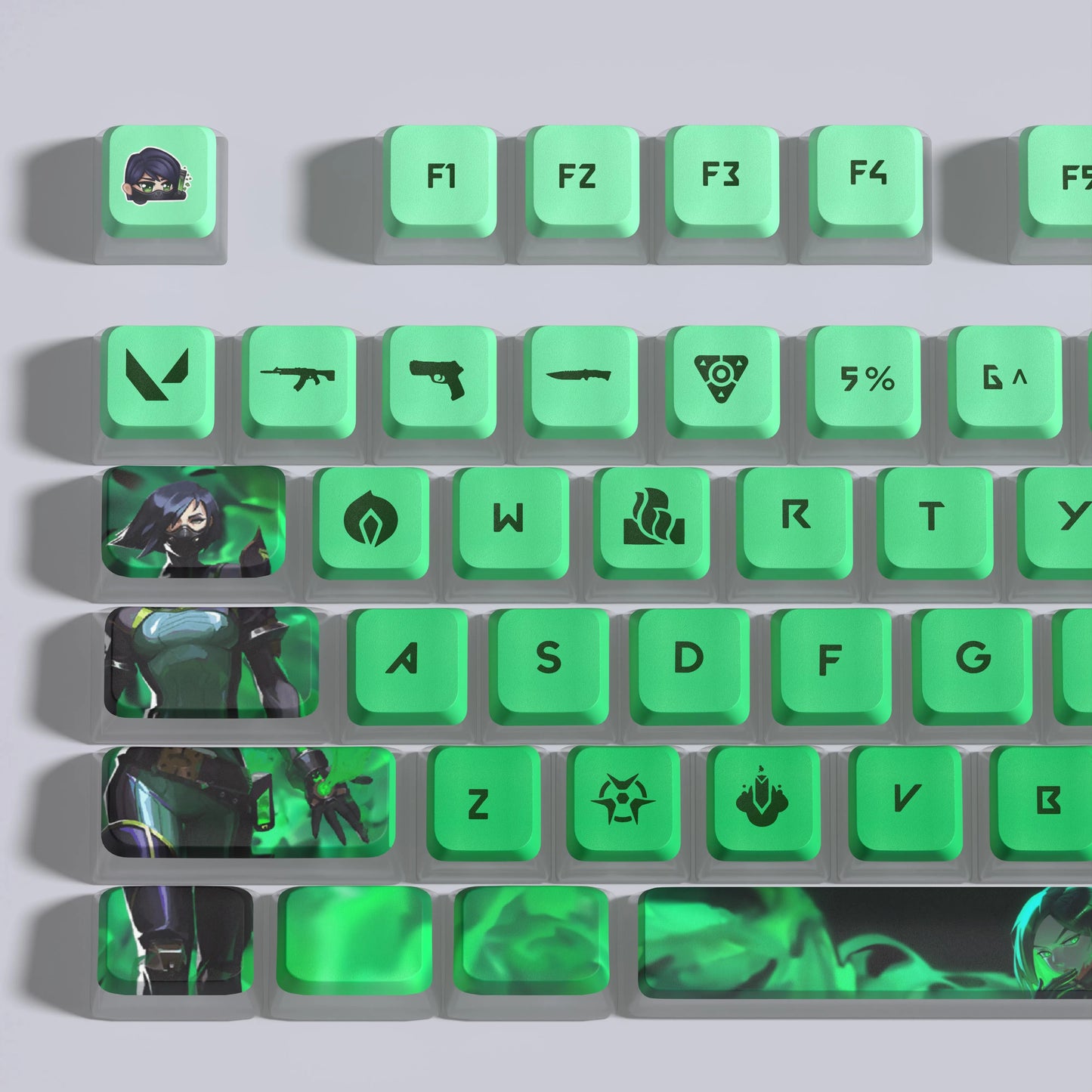 Touches de clavier complet Valorant VIPER